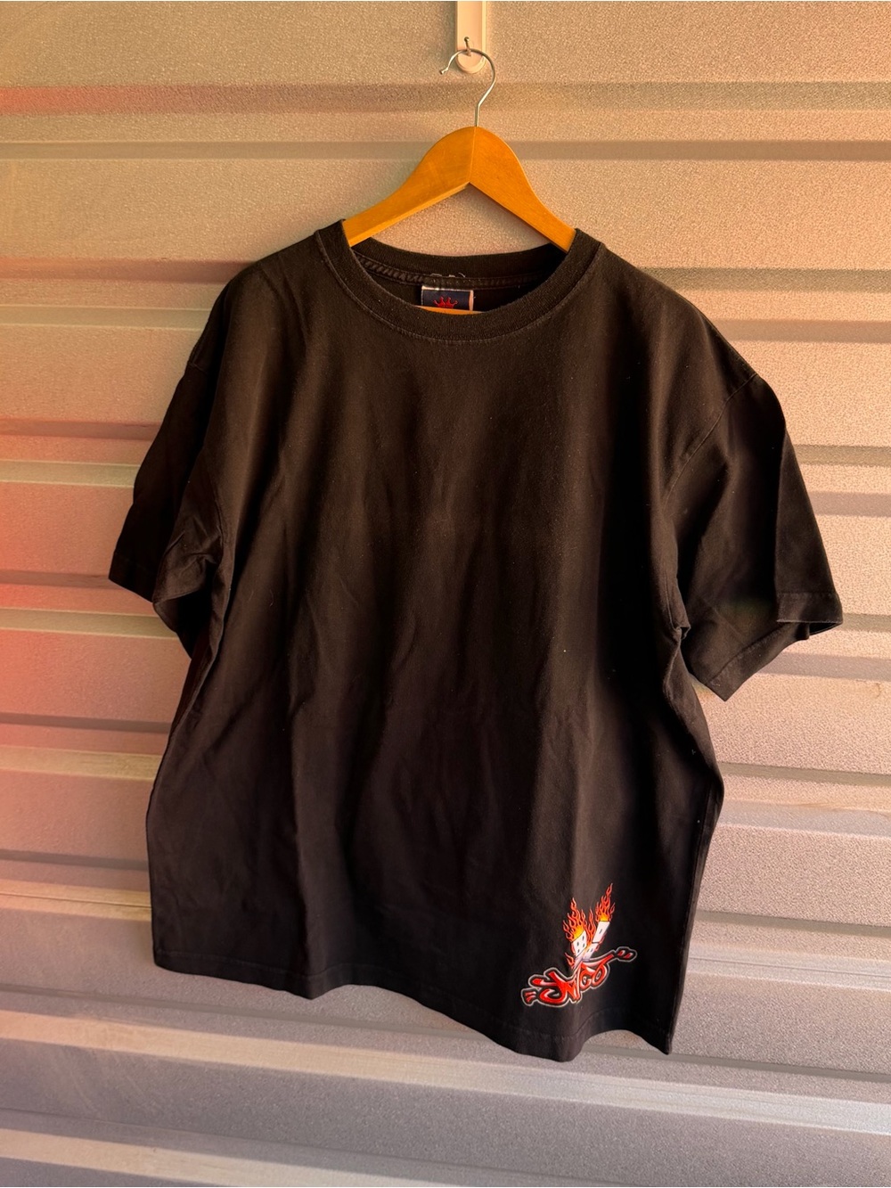 JNCO flaming dice skull vintage tee